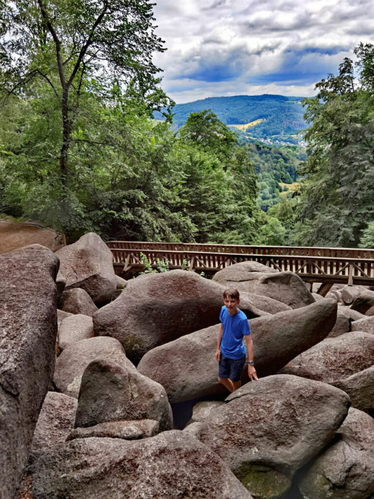 Die Felsenmeer Wanderung ist echt beeindruckend mit den großen Steinen