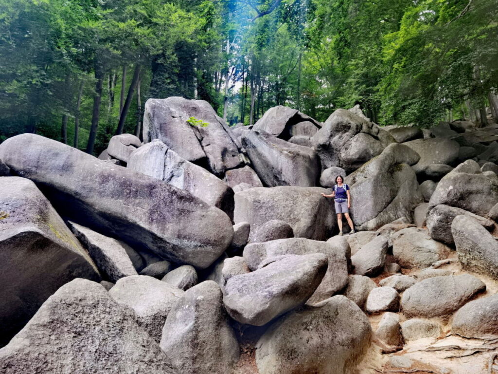 Außergewöhnliche Natur Sehenswürdigkeiten Odenwald - das Felsenmeer in Lautertal