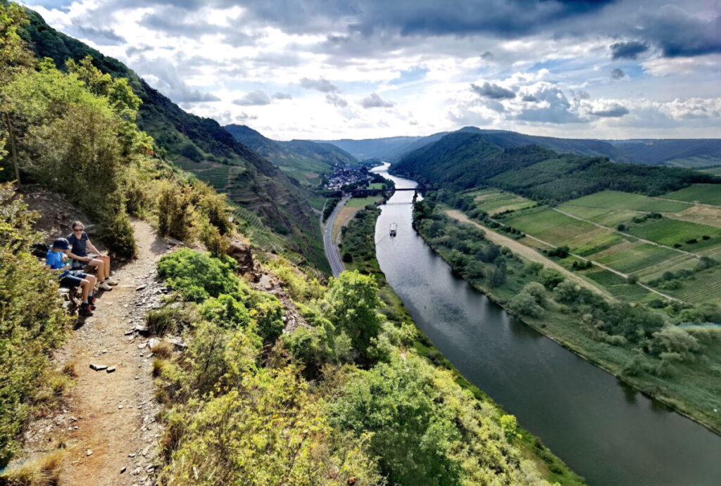 Auf dem Calmont wandern