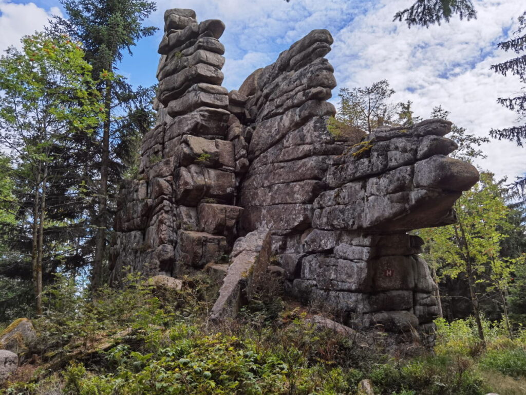 Drei-Brüder-Felsen im Fichtelgebirge